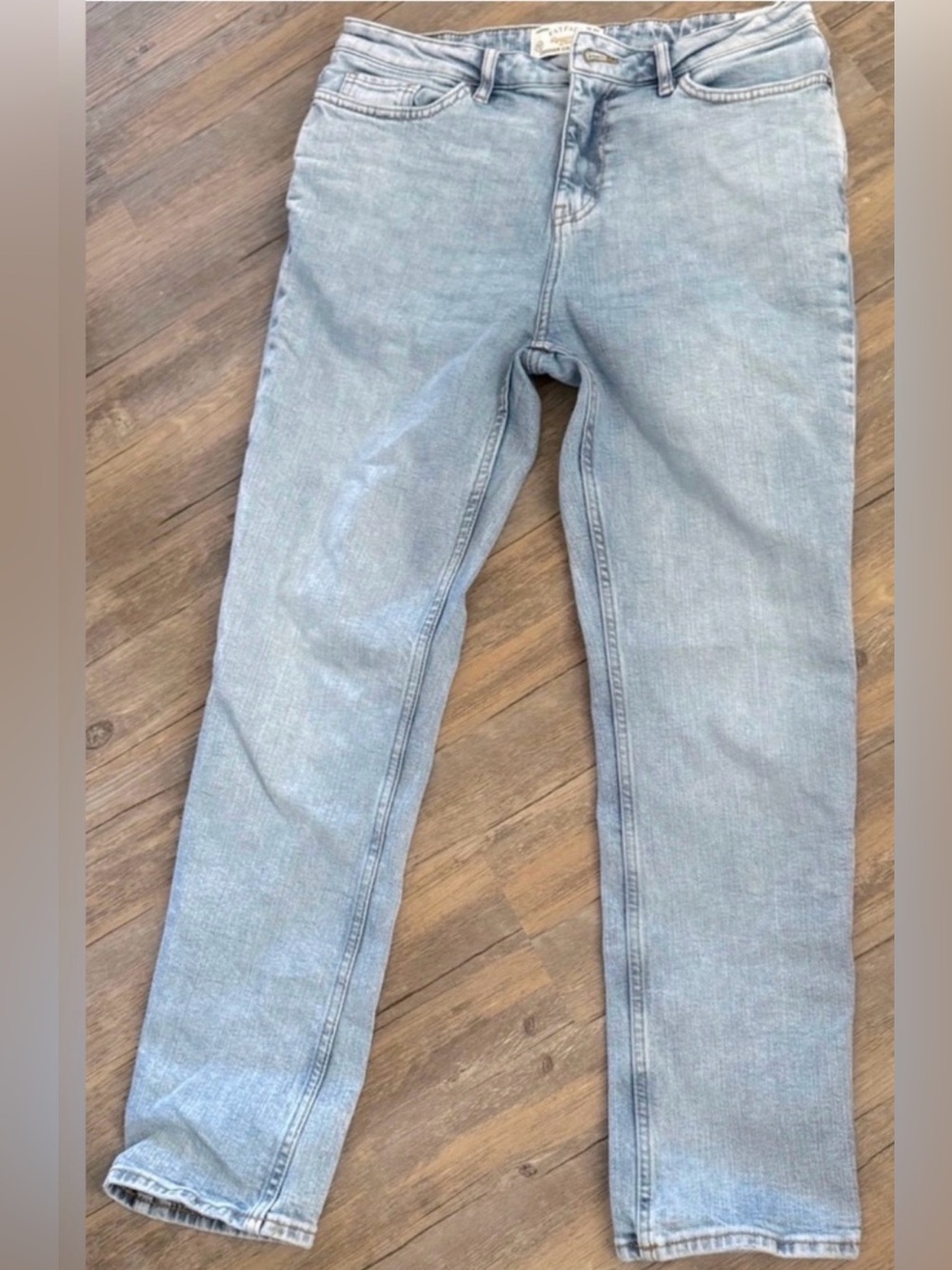 Fat Face Chesham Light Blue Denim Girlfriend Jeans Size 6